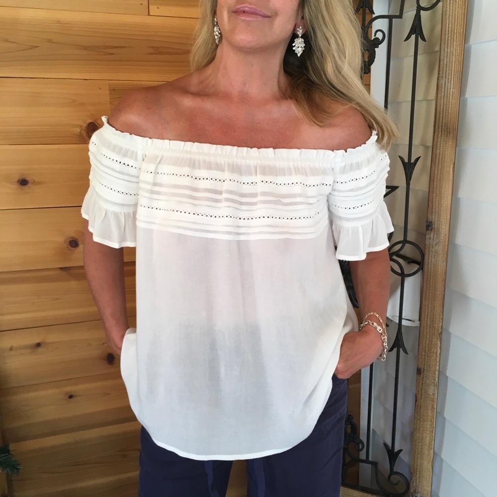 ‼️SOLD‼️PEASANT TOP - Picture 1 of 8